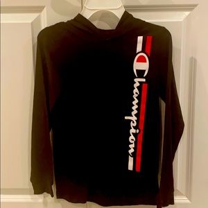 Champion hooded shirt